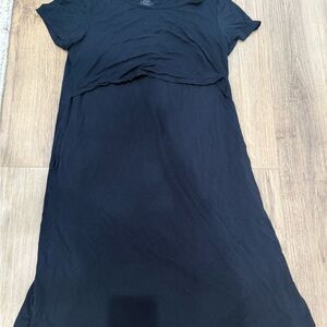 Kindred Bravely women’s navy blue nursing gown - medium